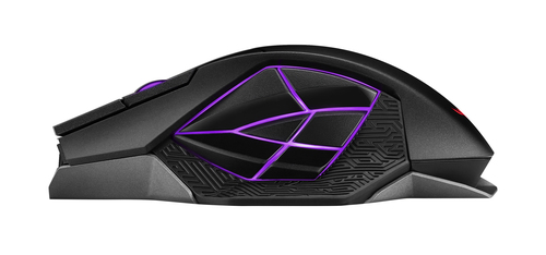 ASUS ROG Spatha X, Right-hand, Optical, RF Wireless + USB Type-C, Mouse