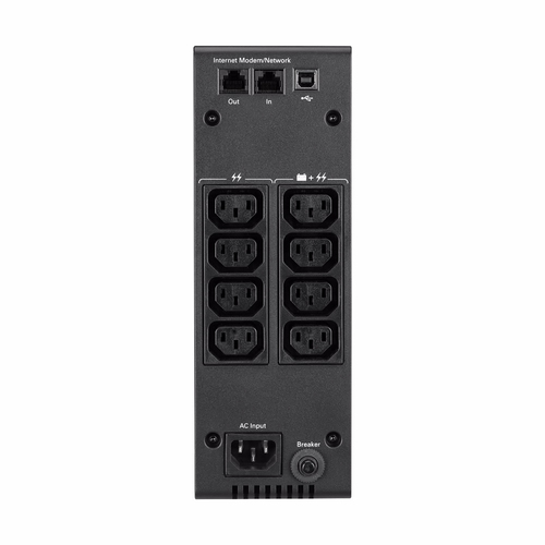 Eaton 5S1500IBS UPS tower black with 8 AC outlets and USB port