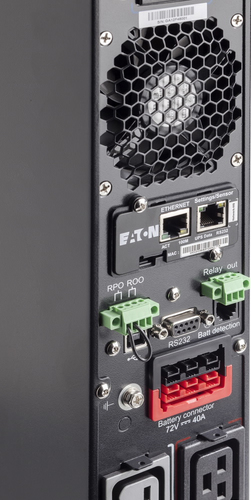 Rackmount Eaton 9PX UPS installed in server rack