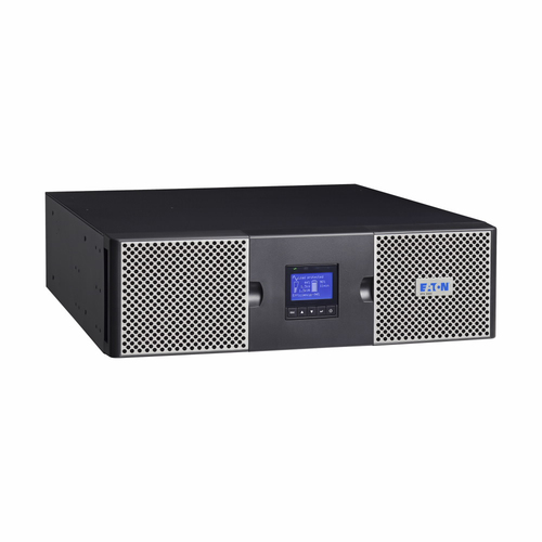 Eaton 9PX2200IRT3UBS 2200W online UPS front view with LCD display