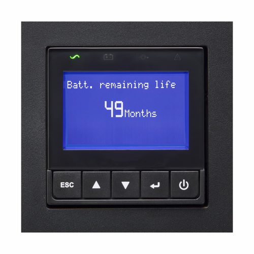 Eaton 9PX2200IRT2UBS ECO mode display active on LCD screen