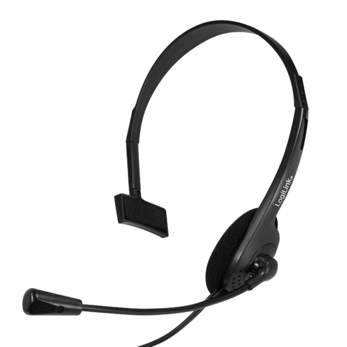 LogiLink HS0054, Wired, 20 - 20000 Hz, Headset/Headphones, Black