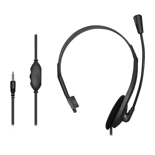 LogiLink HS0054, Wired, 20 - 20000 Hz, Headset/Headphones, Black