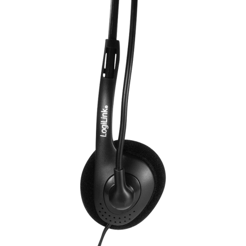LogiLink HS0054, Wired, 20 - 20000 Hz, Headset/Headphones, Black