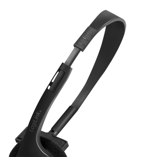 LogiLink HS0054, Wired, 20 - 20000 Hz, Headset/Headphones, Black