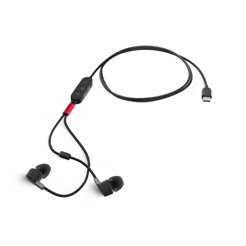 Lenovo (4XD1C99220), Wired, 50 - 10000 Hz, Headset/Earphones, Black
