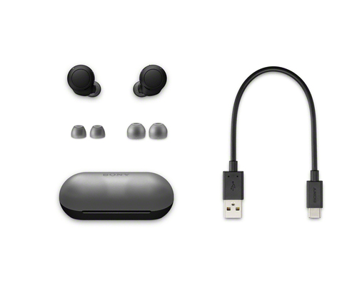 Sony WF-C500, True Wireless Stereo, 20 - 20000 Hz, Headset/Earbuds, Black