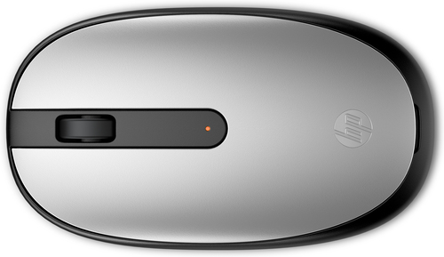 HP 240 Pike Silver Bluetooth ambidextrous optical mouse with 1600 DPI for precise control