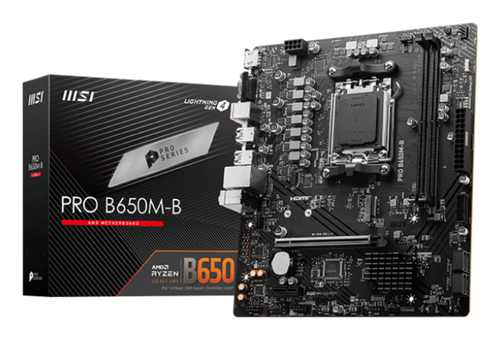 MSI PRO B650M-B Micro ATX AM5 Motherboard