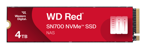 Western Digital Red SN700, 4 TB M.2, 3400 MB/s, 8 Gbit/s