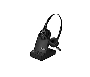 Agent AW60, Binaural, Wireless, Headset/Headphone, Black