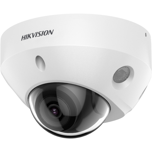 Hikvision DS-2CD2583G2-IS 8 MP outdoor IP dome camera mounted on ceiling white
