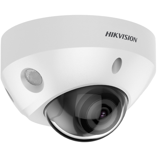 Hikvision DS-2CD2583G2-IS 8 MP outdoor IP dome camera mounted on ceiling white