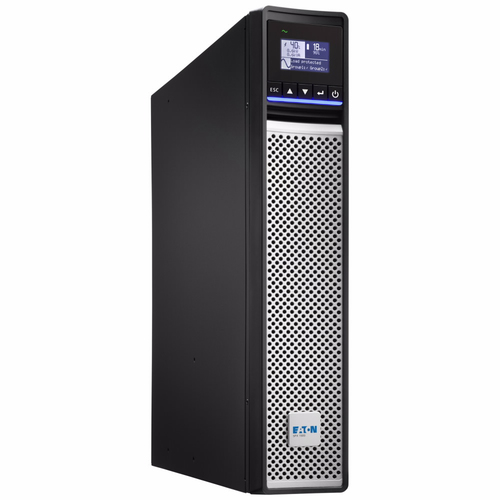Eaton 5PX UPS rear view with USB and serial interfaces visible