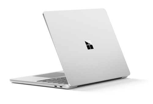 Microsoft Surface Laptop top view, sleek 13" Surface Laptop chassis design