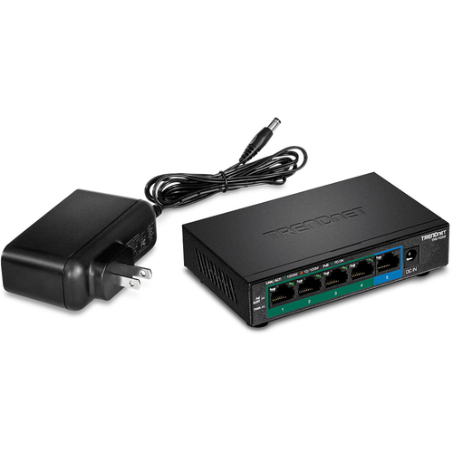 Trendnet (TPE-TG52), Gigabit Ethernet (10/100/1000), PoE Unmanaged Switch