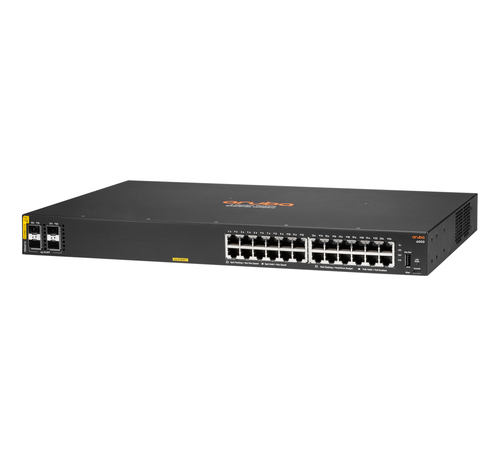 HPE Aruba 6000, 24G Class4 PoE, 4SFP 370W, L3, Managed Switch
