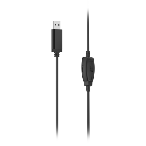 Hama HS-USB250 V2, Wired, 20 - 20000 Hz, Headset/Headphones, Black