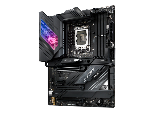 ROG STRIX Z690-E GAMING WIFI installed in PC case