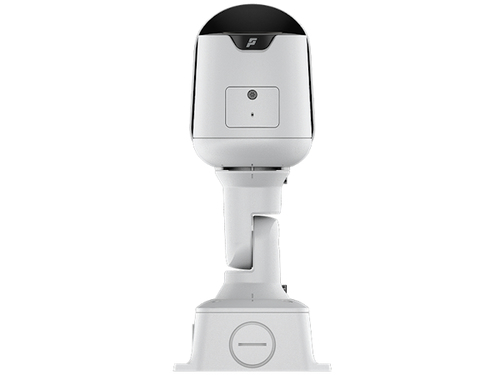 Pelco SRXP4-2V10-EBT-IR camera showing motorized 3.4–10.5 mm lens with wide horizontal view