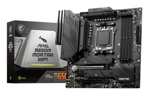 MSI MAG B650M MORTAR WIFI Micro ATX AM5 Motherboard