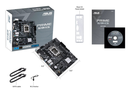 Asus PRIME H610M-K D4 Micro ATX LGA1700 Motherboard