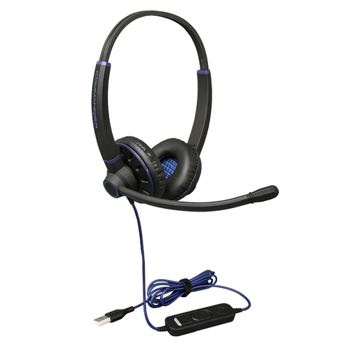 JPL Commander-2 V2, Wired,  20 - 20000 Hz, Headset/Headphones, Blue