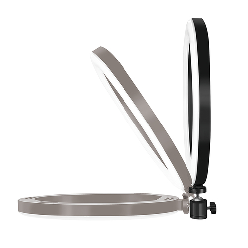 LogiLink AA0151 LED ring light black for content creators image