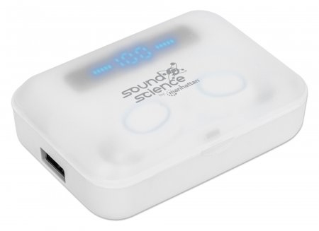 Manhattan Bluetooth, Wireless, 20 - 20000 Hz,Calls/Music,Headset/Earphones,White