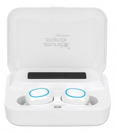 Manhattan Bluetooth, Wireless, 20 - 20000 Hz,Calls/Music,Headset/Earphones,White