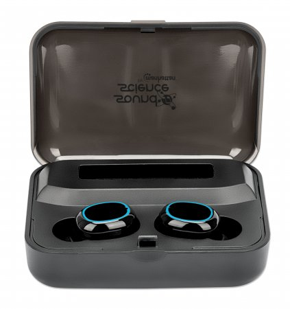 Manhattan, Bluetooth v5.0, USB-A Wireless, 20 - 20000 Hz, Headset/Earbuds, Black