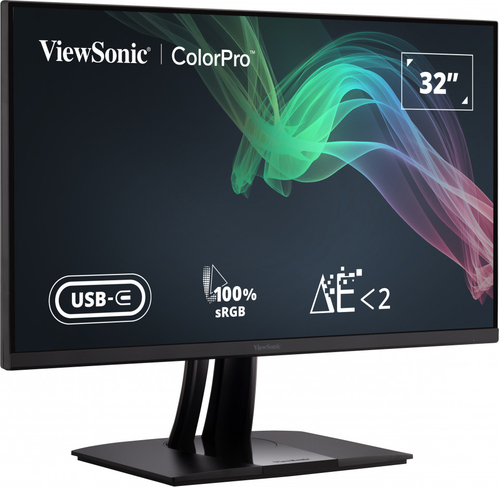 Viewsonic (VP3256-4K), (32"), 3840 x 2160 pixels, 4K Ultra HD, LED, Monitor
