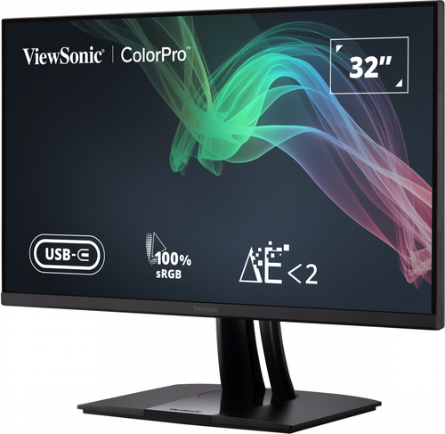 Viewsonic (VP3256-4K), (32"), 3840 x 2160 pixels, 4K Ultra HD, LED, Monitor