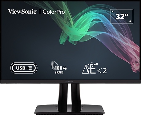 Viewsonic (VP3256-4K), (32"), 3840 x 2160 pixels, 4K Ultra HD, LED, Monitor