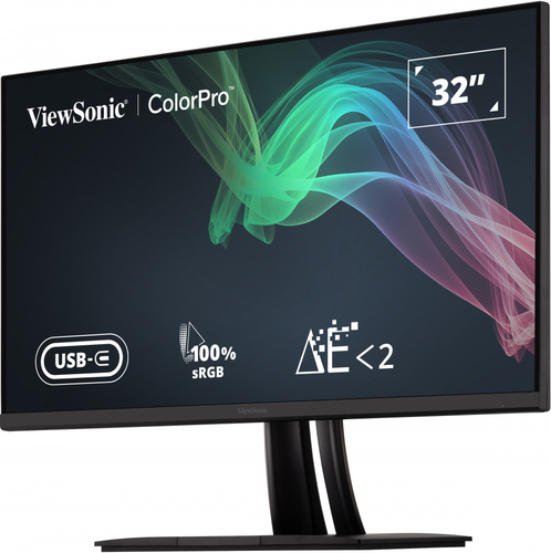 Viewsonic (VP3256-4K), (32"), 3840 x 2160 pixels, 4K Ultra HD, LED, Monitor