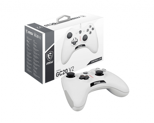 MSI FORCE GC20 V2 (S10-04G0020-EC4) WHITE Gaming Controller for PC