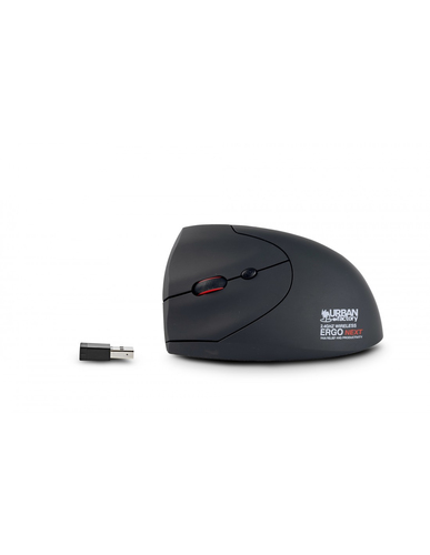 Urban Factory Ergo Next, Left-hand, Optical, RF Wireless + USB/A 1600 DPI, Mouse