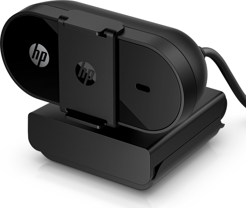 HP 325 FHD Webcam, 5 MP, 1920 x 1080 pixels, Full HD, 30 fps, USB, Black