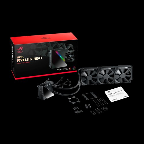 ASUS ROG Ryujin 360 AIO Liquid Cooler – 3×120 mm Noctua PPC, LiveDash OLED