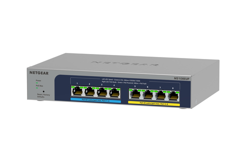 NETGEAR 8-port Multi-Gigabit Ultra60 PoE++,  L2/L3, Managed Switch
