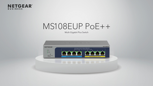 NETGEAR 8-port Multi-Gigabit Ultra60 PoE++,  L2/L3, Managed Switch