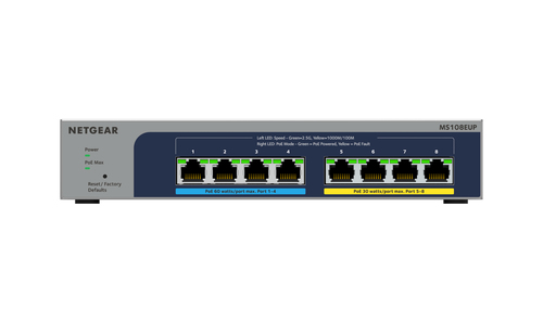 NETGEAR 8-port Multi-Gigabit Ultra60 PoE++,  L2/L3, Managed Switch
