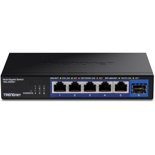 Trendnet (TEG-S5061), 2.5G Ethernet, Unmanaged Switch