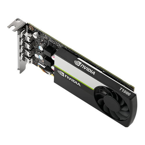 PNY NVIDIA T1000 4GB GDDR6 4x mDP 1.4 Turing Low Profile Graphics Card