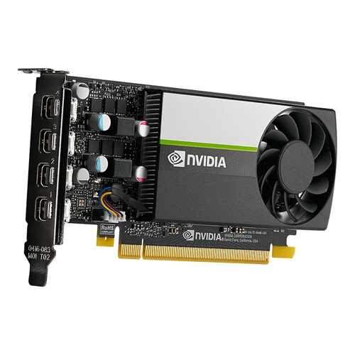 PNY NVIDIA T1000 4GB GDDR6 4x mDP 1.4 Turing Low Profile Graphics Card