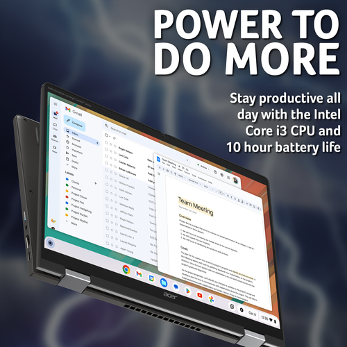 Acer Chromebook Spin 714 Intel Core i3 8GB, 256GB SSD 14" WUXGA touchscreen