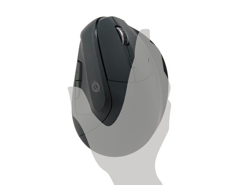 Conceptronic LORCAN ERGO 6-Button Ergonomic Bluetooth Mouse, Right-hand, Optical