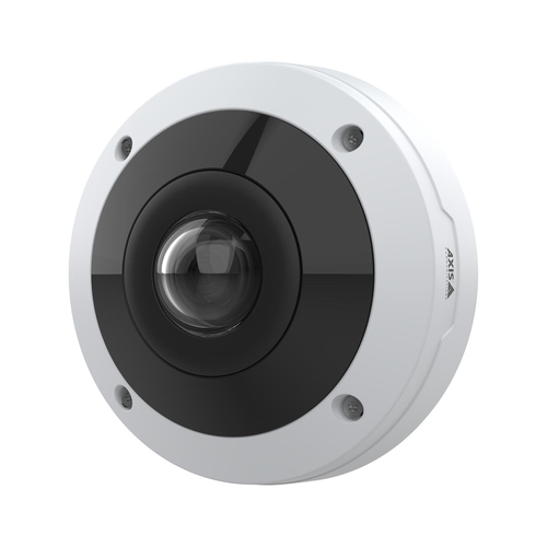 Axis M4318-PLVE 12MP indoor wired PTZ IP camera mounted on ceiling with 360° view