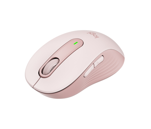 Logitech Signature M650 Wireless Mouse, Right-hand, Optical, Bluetooth, Pink