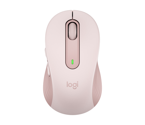 Logitech Signature M650 Wireless Mouse, Right-hand, Optical, Bluetooth, Pink